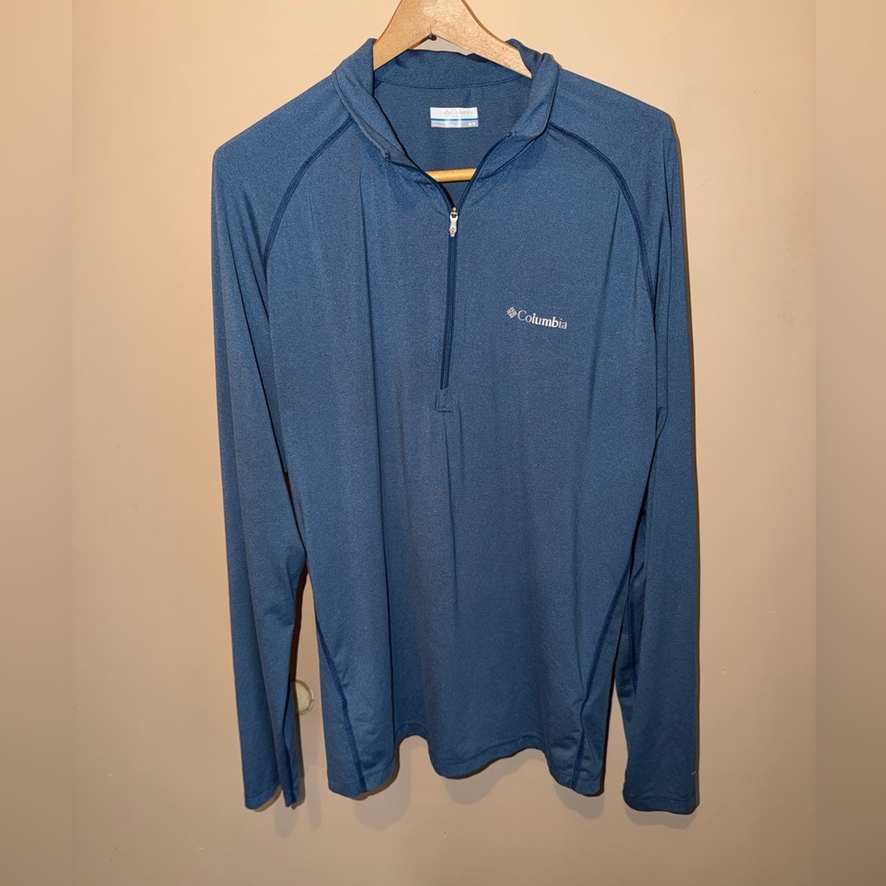 Columbia Navy Long-Sleeve Pullover - Picture 2 of 8